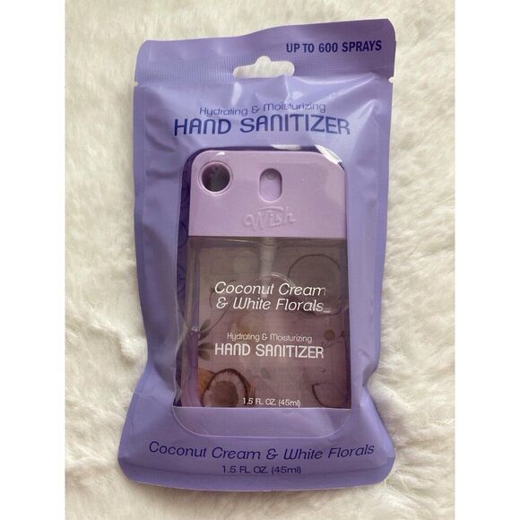 Smart Care Scented Hand Sanitizer Spray 1.5 Fl Oz Coconut & White Florals NEW - Picture 1 of 6